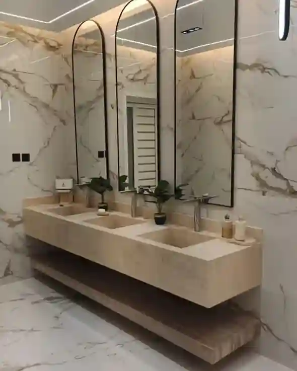 الرخام الصناعي لجدران الحمامات بالرياض